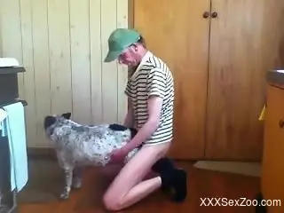 Thin guy is happy to fuck a twisted animal here