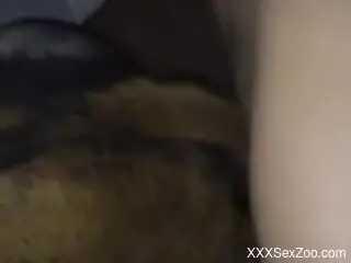 Dude fucking a twisted beast in an intense way